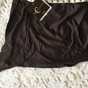 Wrap around swim suit cover skirt